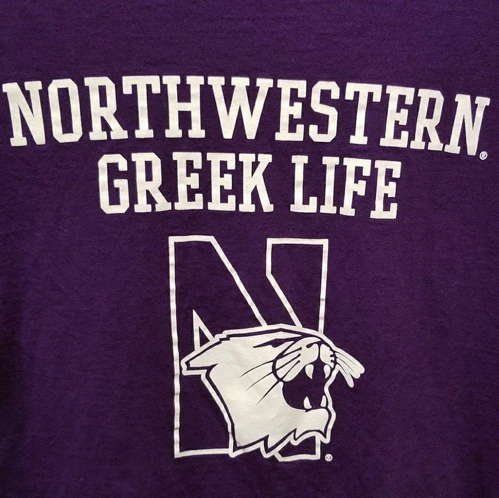 Vintage Northwestern University Greek Life Shirt